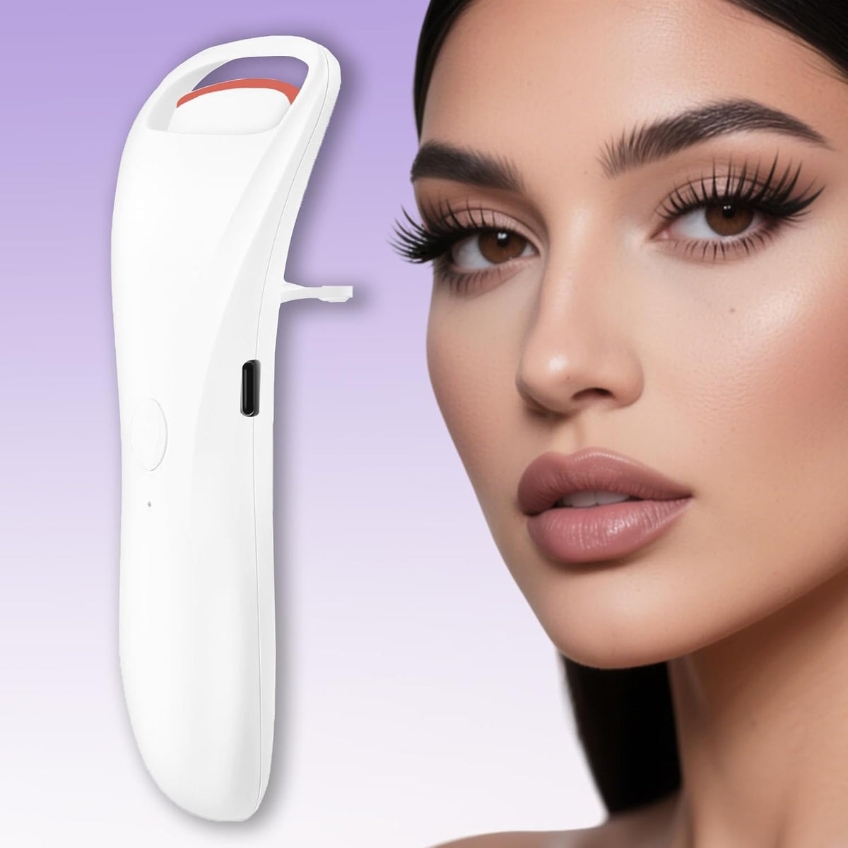 EsencialLuz – Rizador de Pestañas Eléctrico con Calor de Alta Precisión